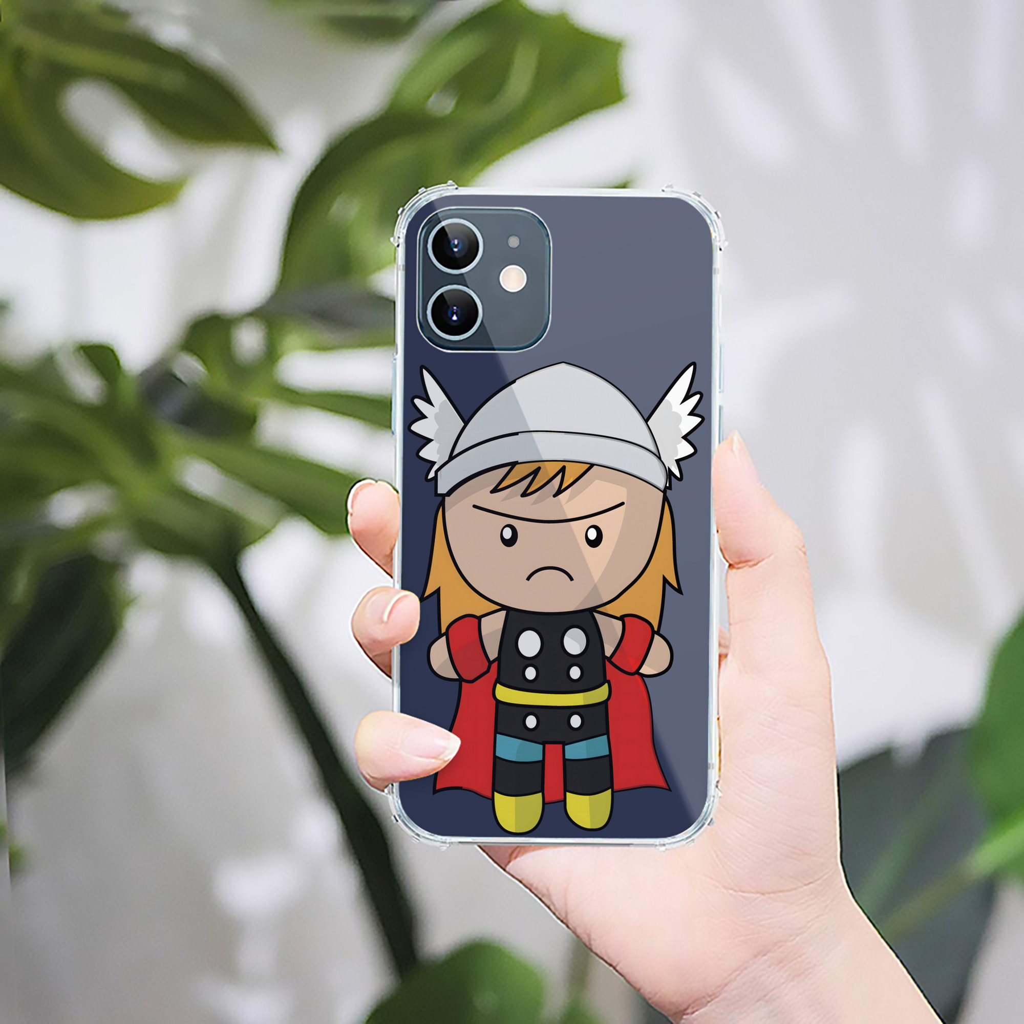 （画像用） アベンジャーズ The Avengers 【iPhone 12シリーズ対応】透明スマホケース（クリアソフトケース）